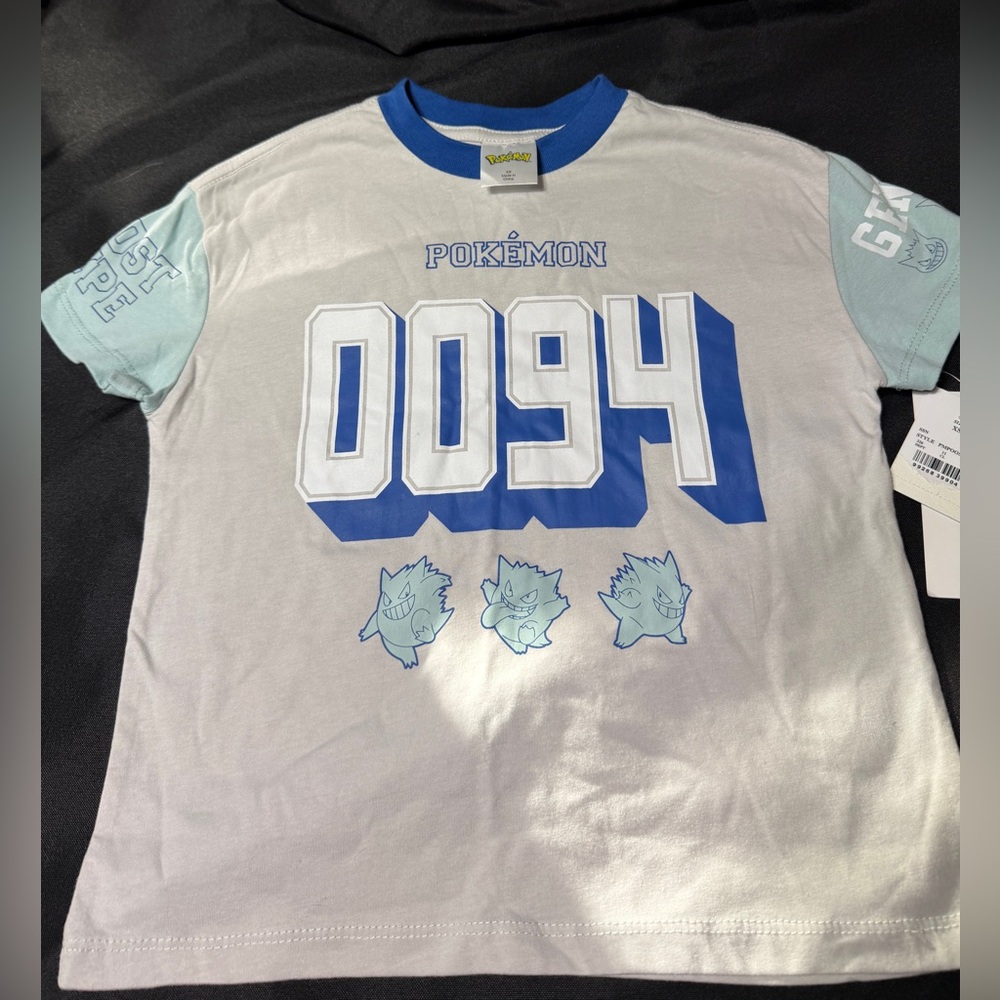 Pokemon Graphic T-Shirt - White and Blue